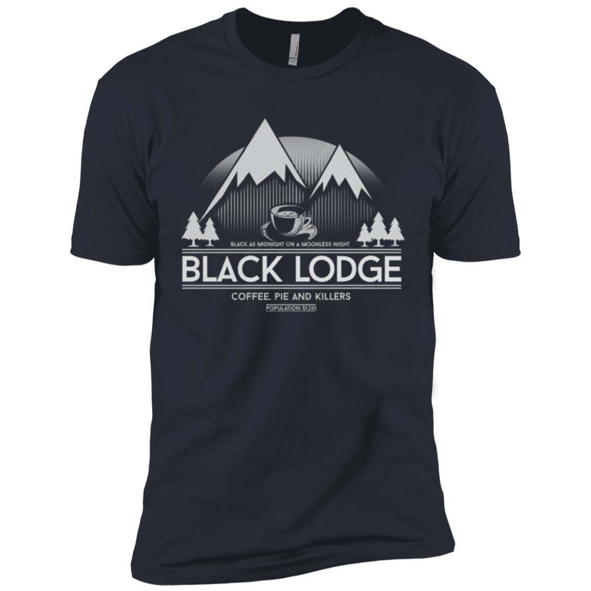 T-Shirts Indigo / X-Small Black Lodge Men's Premium T-Shirt