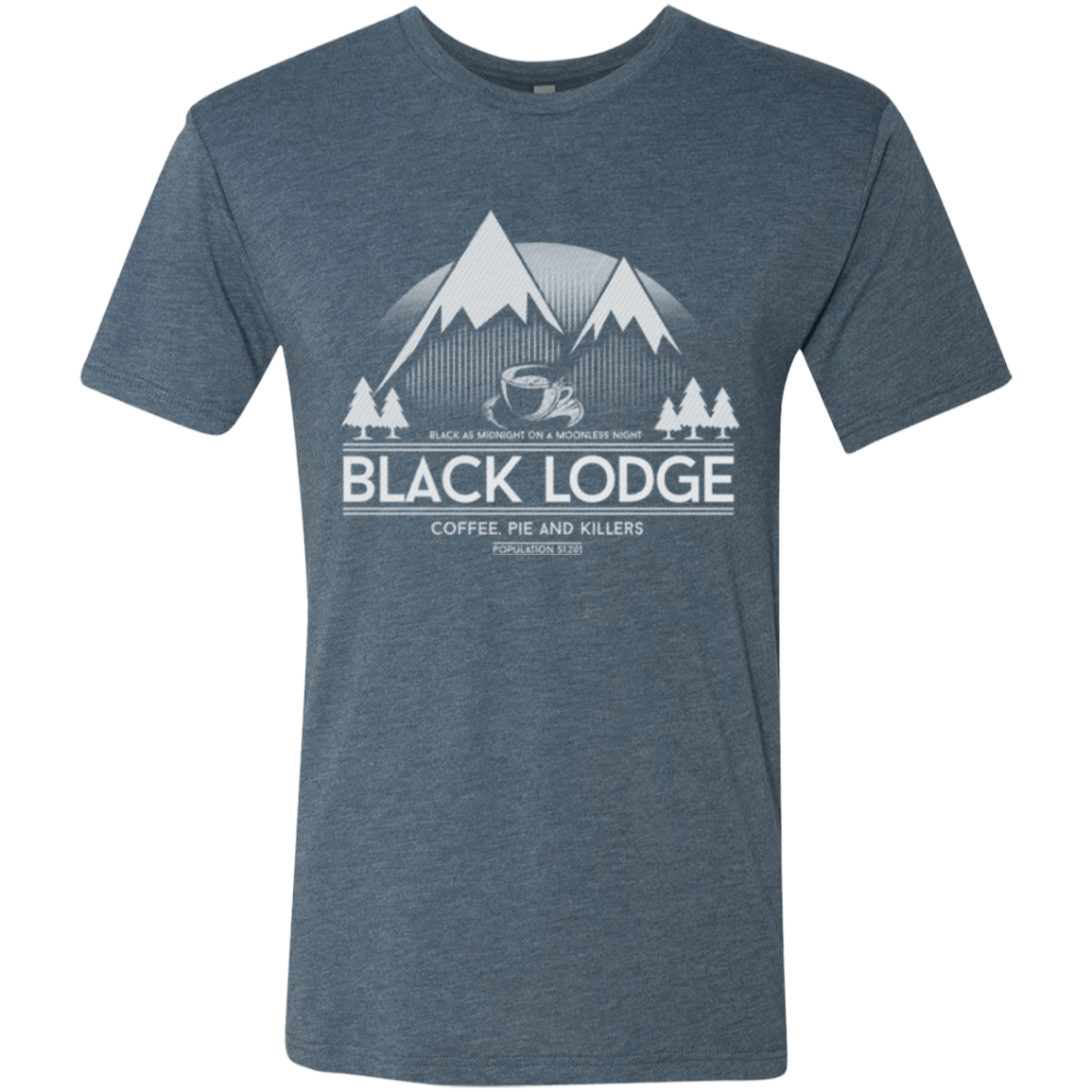 T-Shirts Indigo / Small Black Lodge Men's Triblend T-Shirt