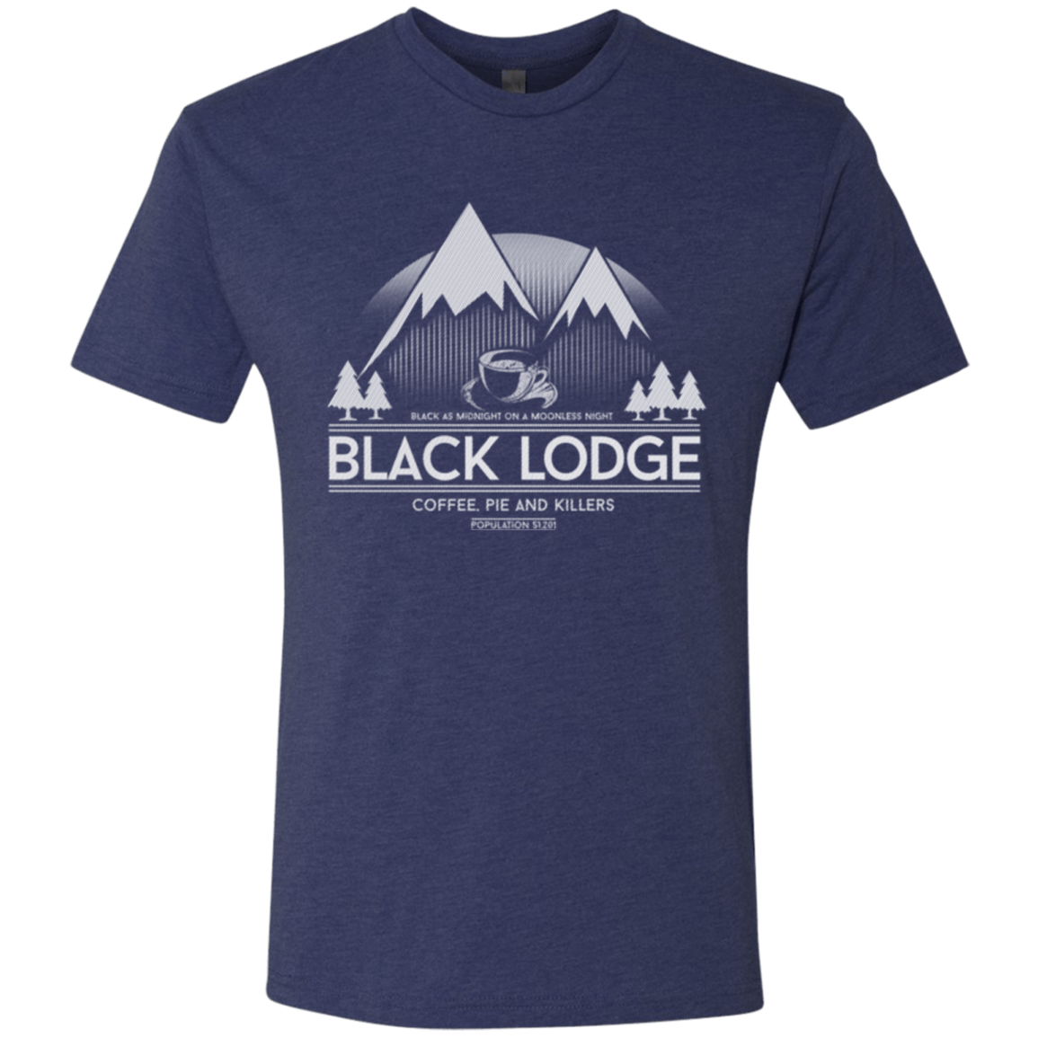 T-Shirts Vintage Navy / Small Black Lodge Men's Triblend T-Shirt