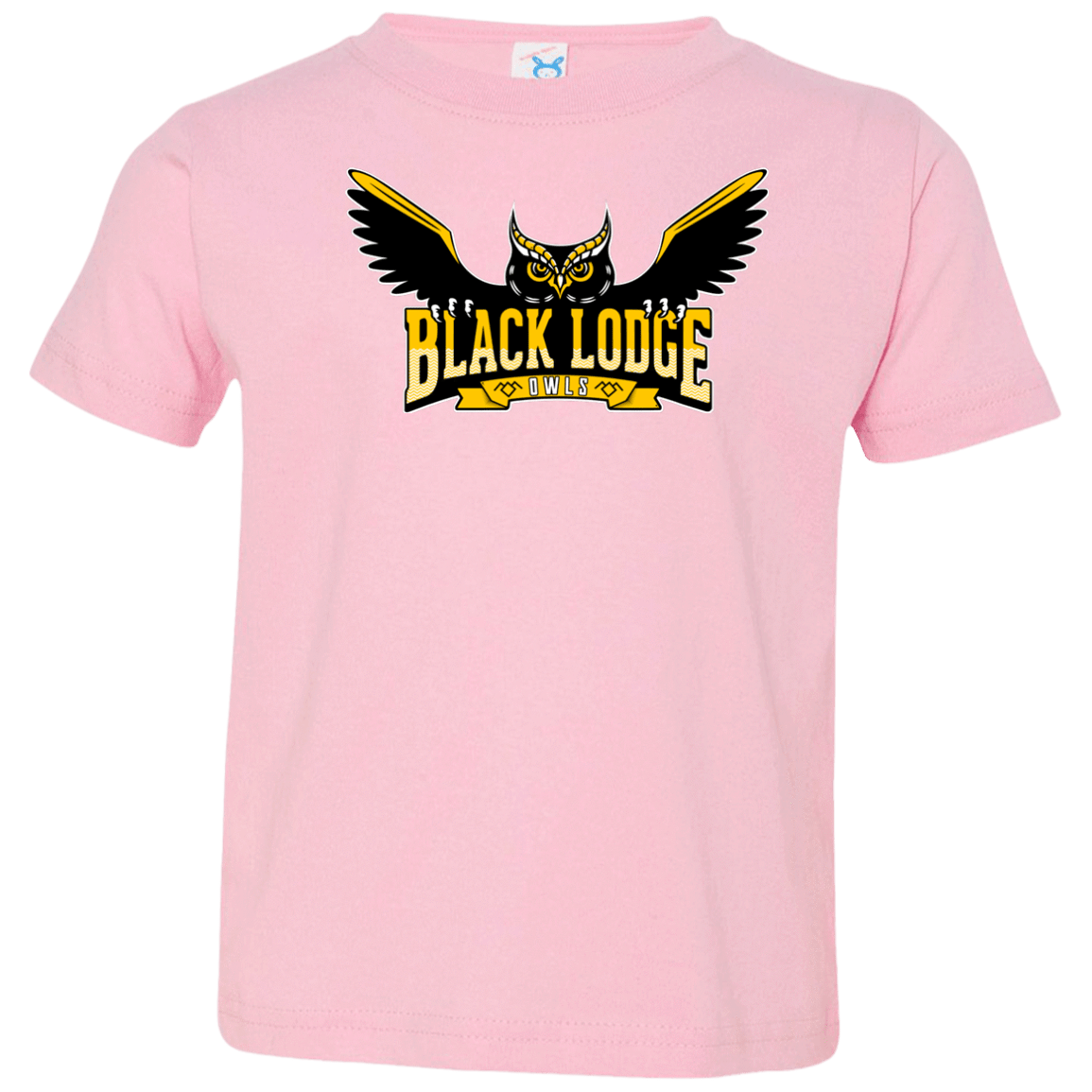 T-Shirts Pink / 2T Black Lodge Owls Toddler Premium T-Shirt