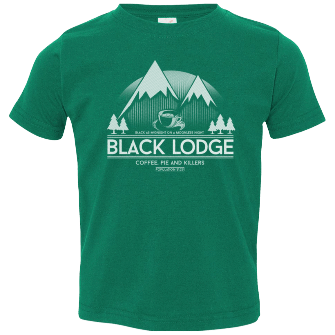 T-Shirts Kelly / 2T Black Lodge Toddler Premium T-Shirt