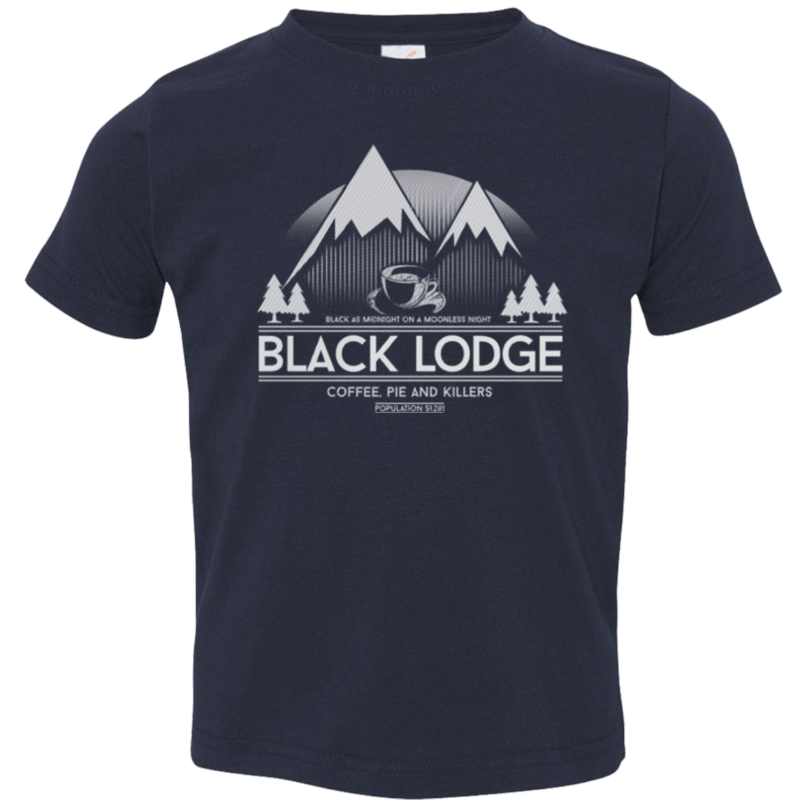 T-Shirts Navy / 2T Black Lodge Toddler Premium T-Shirt