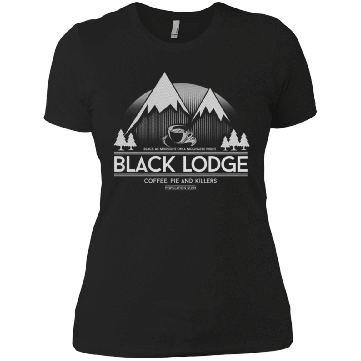 T-Shirts Black / X-Small Black Lodge Women's Premium T-Shirt