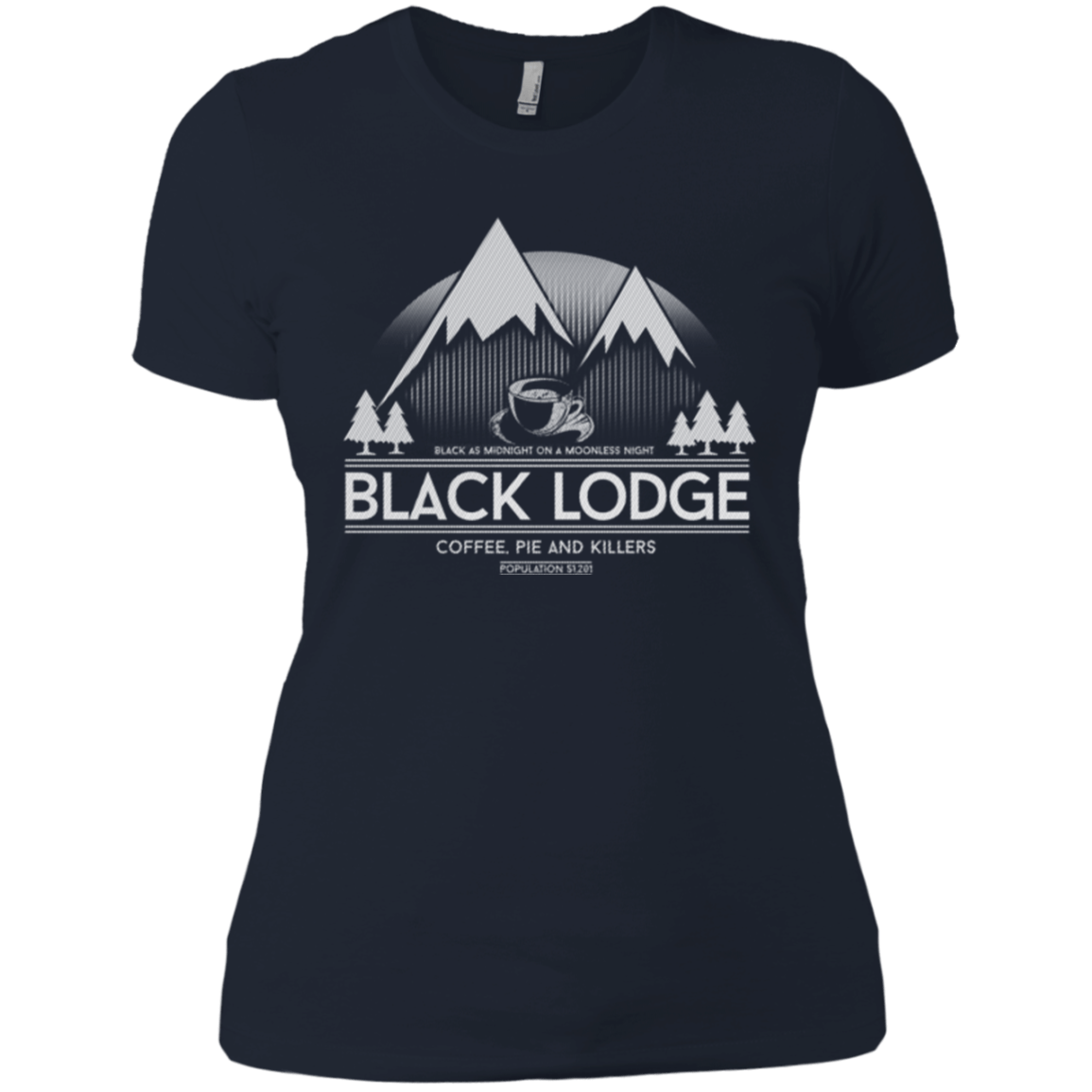 T-Shirts Midnight Navy / X-Small Black Lodge Women's Premium T-Shirt