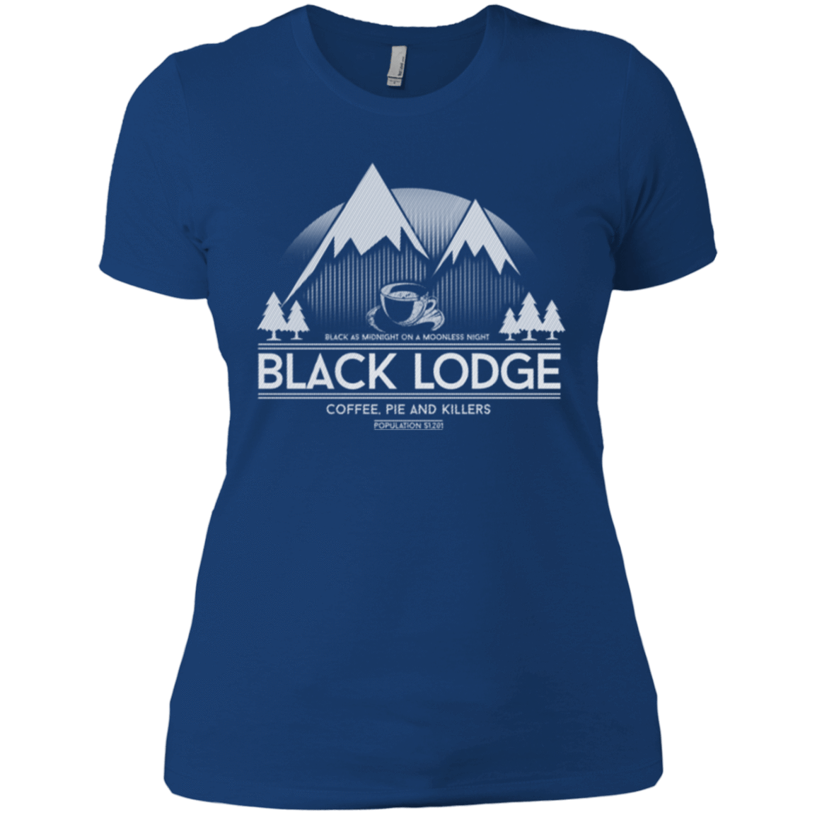 T-Shirts Royal / X-Small Black Lodge Women's Premium T-Shirt