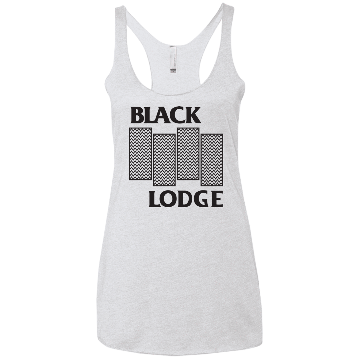 T-Shirts Heather White / X-Small BLACK LODGE Women's Triblend Racerback Tank