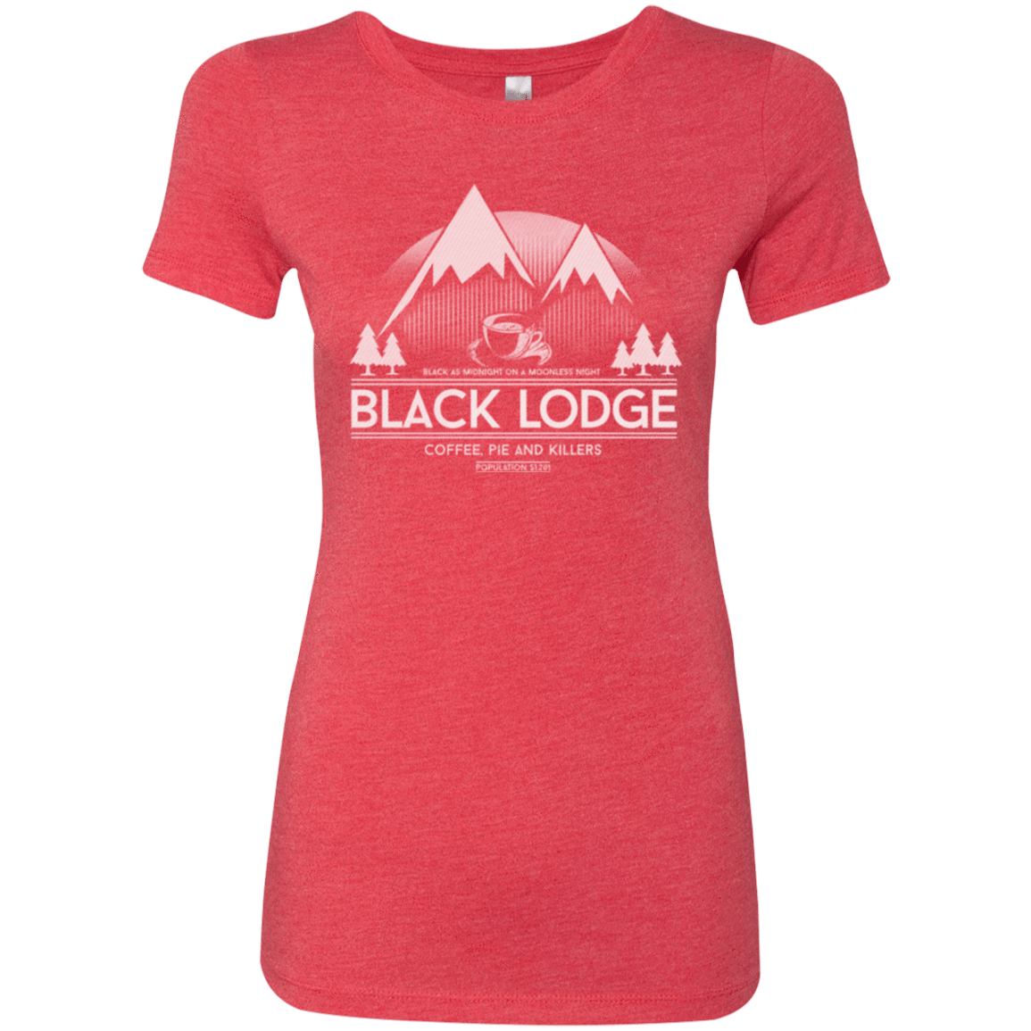 T-Shirts Vintage Red / Small Black Lodge Women's Triblend T-Shirt