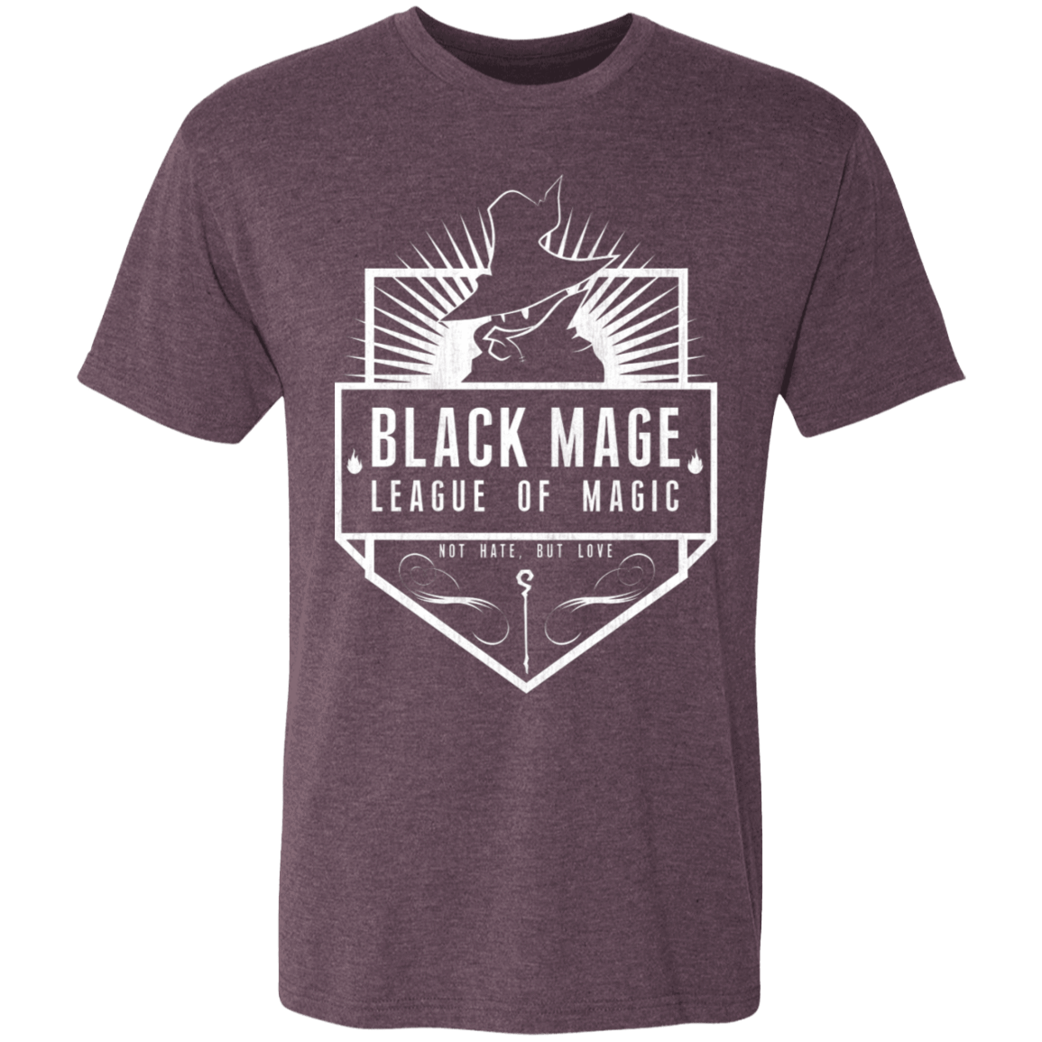 T-Shirts Vintage Purple / S Black Mage League of Magic Men's Triblend T-Shirt