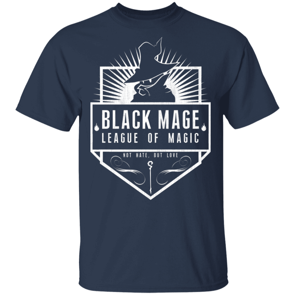 T-Shirts Navy / S Black Mage League of Magic T-Shirt