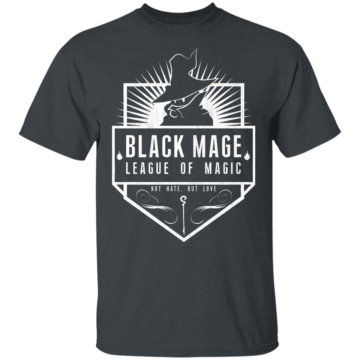 T-Shirts Dark Heather / YXS Black Mage League of Magic Youth T-Shirt