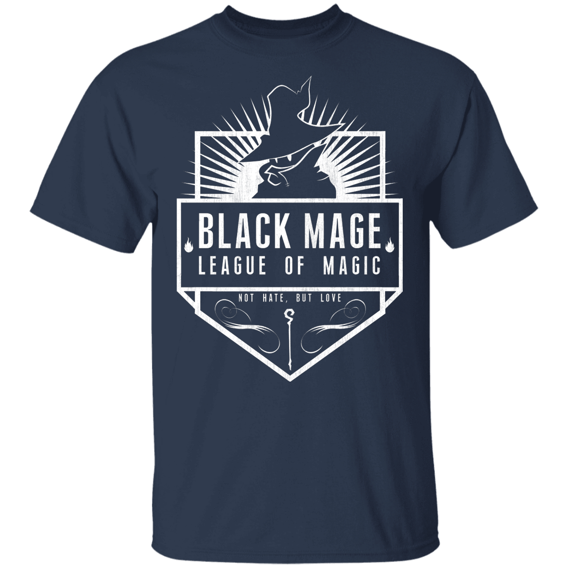 T-Shirts Navy / YXS Black Mage League of Magic Youth T-Shirt