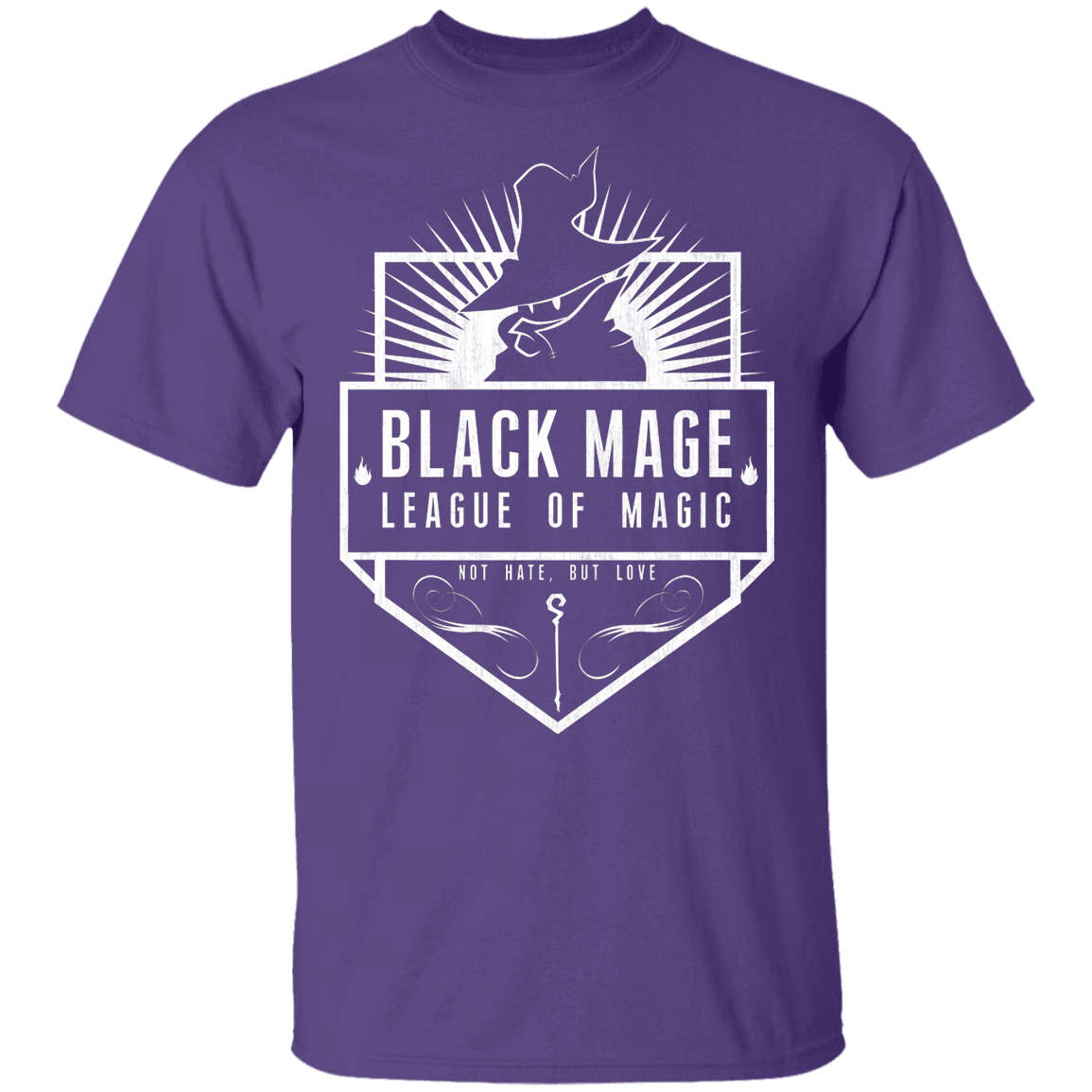 T-Shirts Purple / YXS Black Mage League of Magic Youth T-Shirt