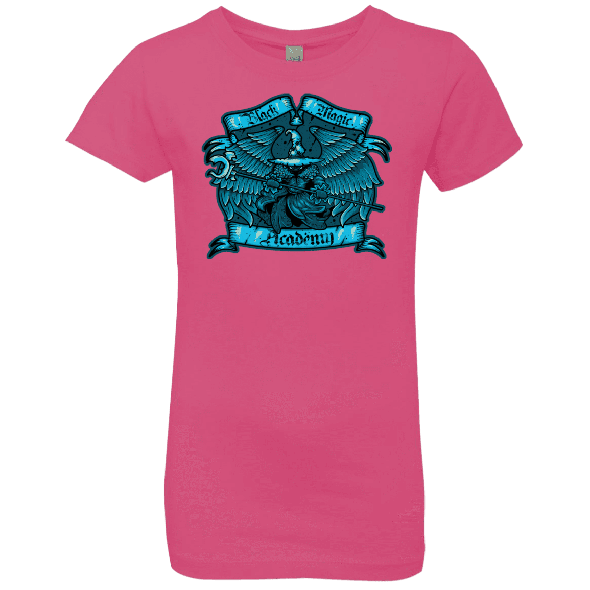 T-Shirts Hot Pink / YXS Black Magic Academy Girls Premium T-Shirt