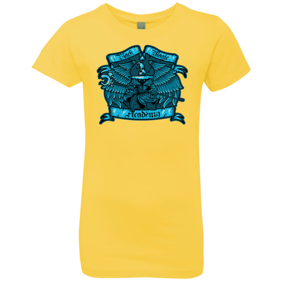 T-Shirts Vibrant Yellow / YXS Black Magic Academy Girls Premium T-Shirt