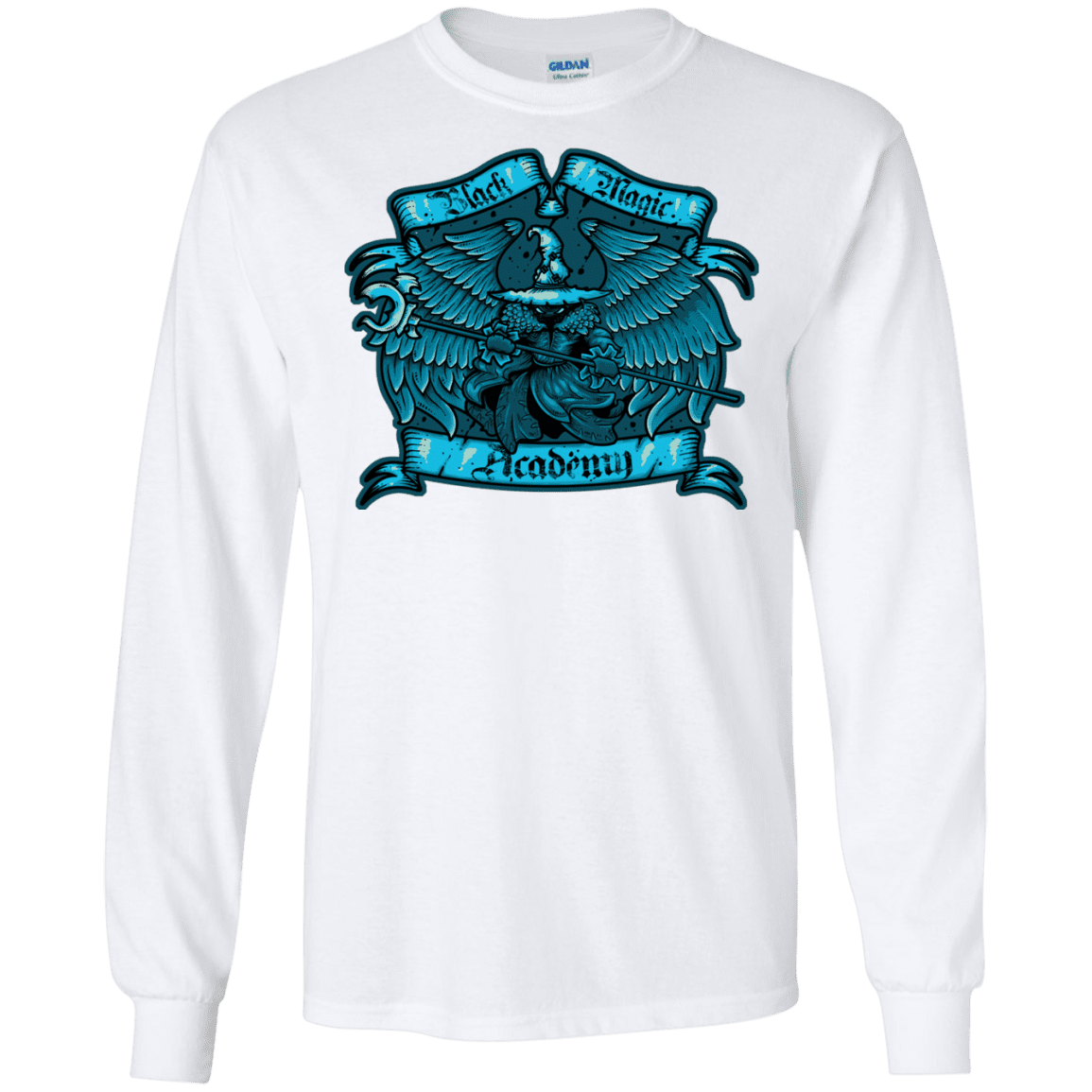 T-Shirts White / S Black Magic Academy Men's Long Sleeve T-Shirt