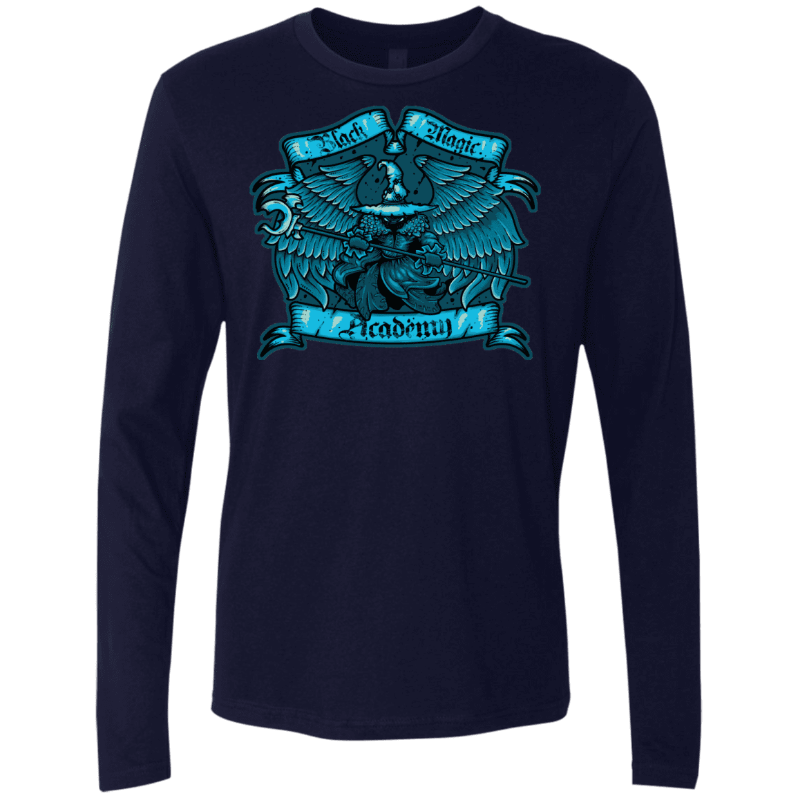 T-Shirts Midnight Navy / S Black Magic Academy Men's Premium Long Sleeve
