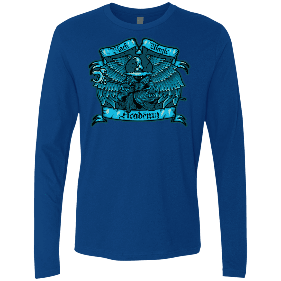 T-Shirts Royal / S Black Magic Academy Men's Premium Long Sleeve