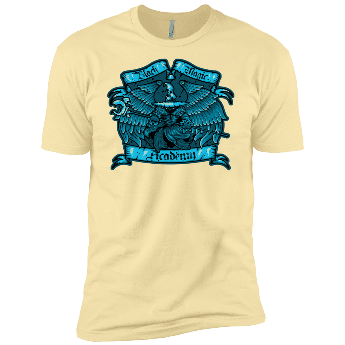T-Shirts Banana Cream / X-Small Black Magic Academy Men's Premium T-Shirt