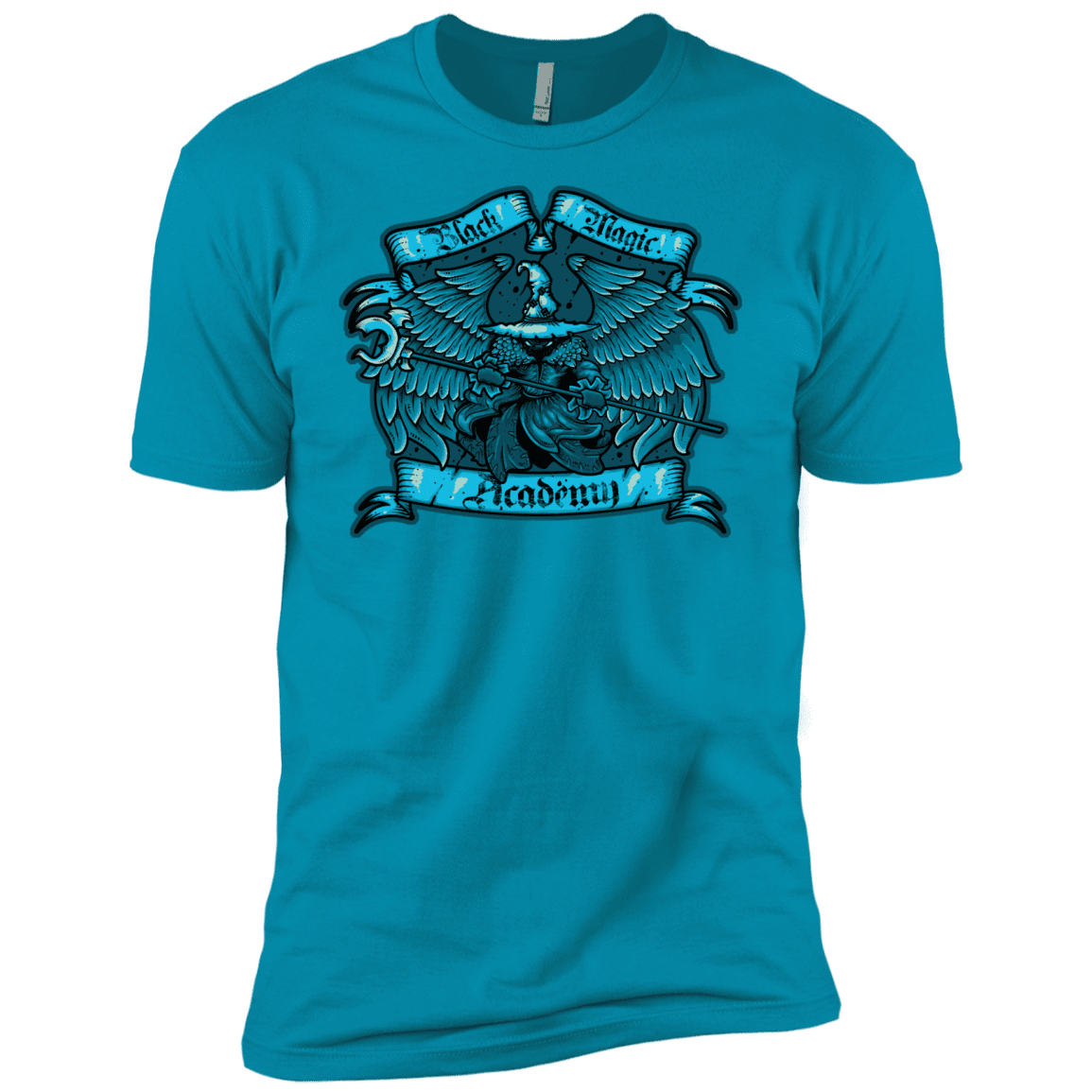 T-Shirts Turquoise / X-Small Black Magic Academy Men's Premium T-Shirt