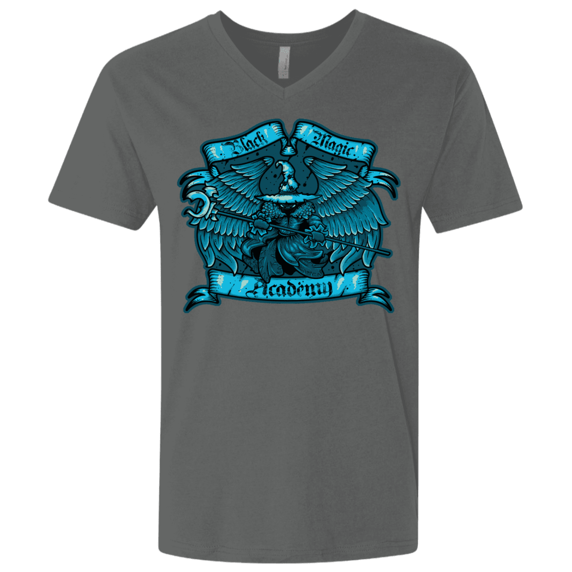 T-Shirts Heavy Metal / X-Small Black Magic Academy Men's Premium V-Neck