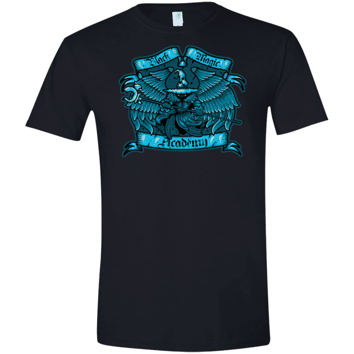 T-Shirts Black / X-Small Black Magic Academy Men's Semi-Fitted Softstyle