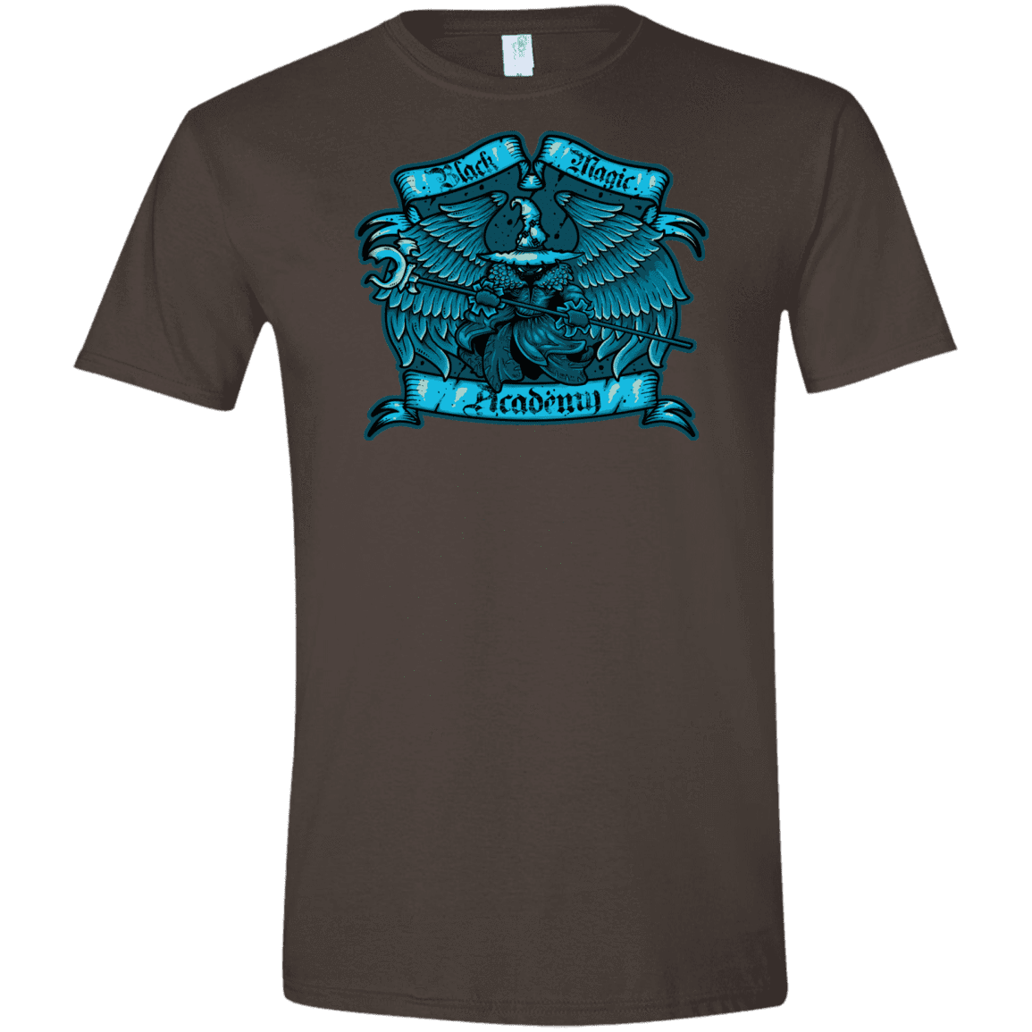 T-Shirts Dark Chocolate / S Black Magic Academy Men's Semi-Fitted Softstyle