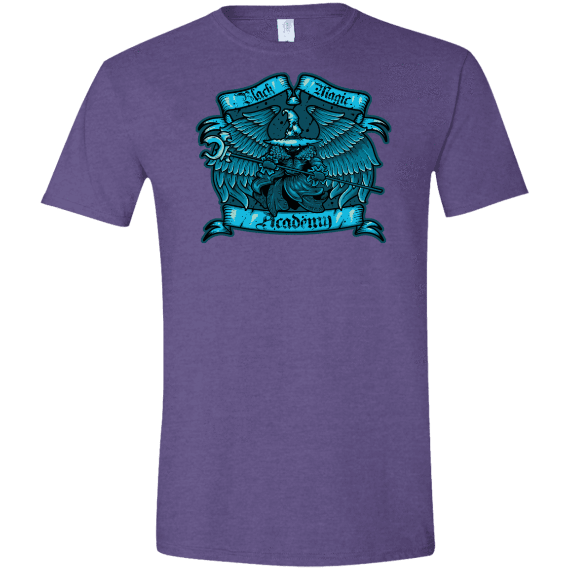 T-Shirts Heather Purple / S Black Magic Academy Men's Semi-Fitted Softstyle