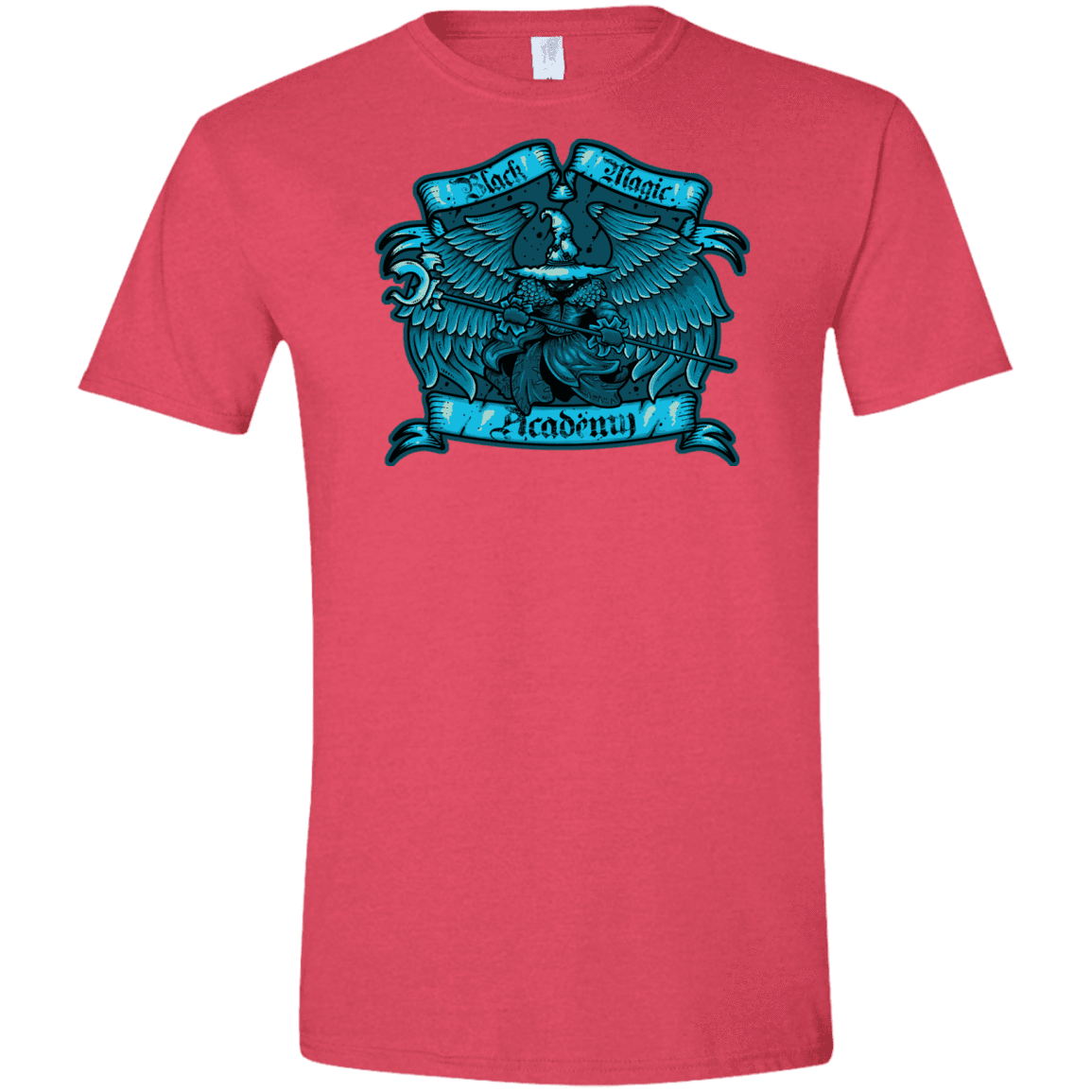 T-Shirts Heather Red / S Black Magic Academy Men's Semi-Fitted Softstyle