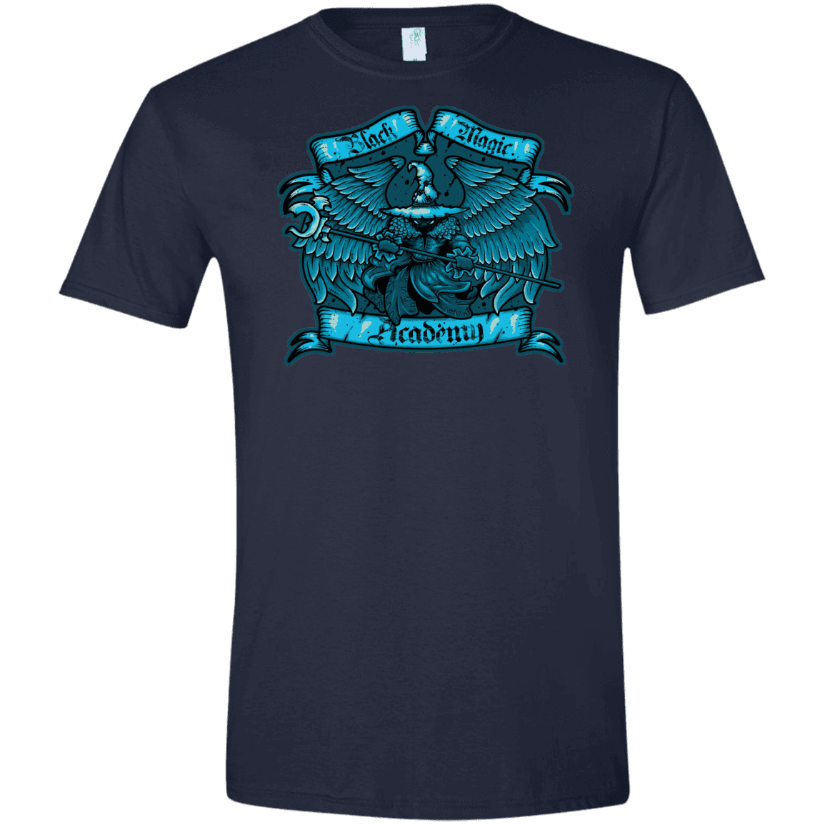 T-Shirts Navy / X-Small Black Magic Academy Men's Semi-Fitted Softstyle