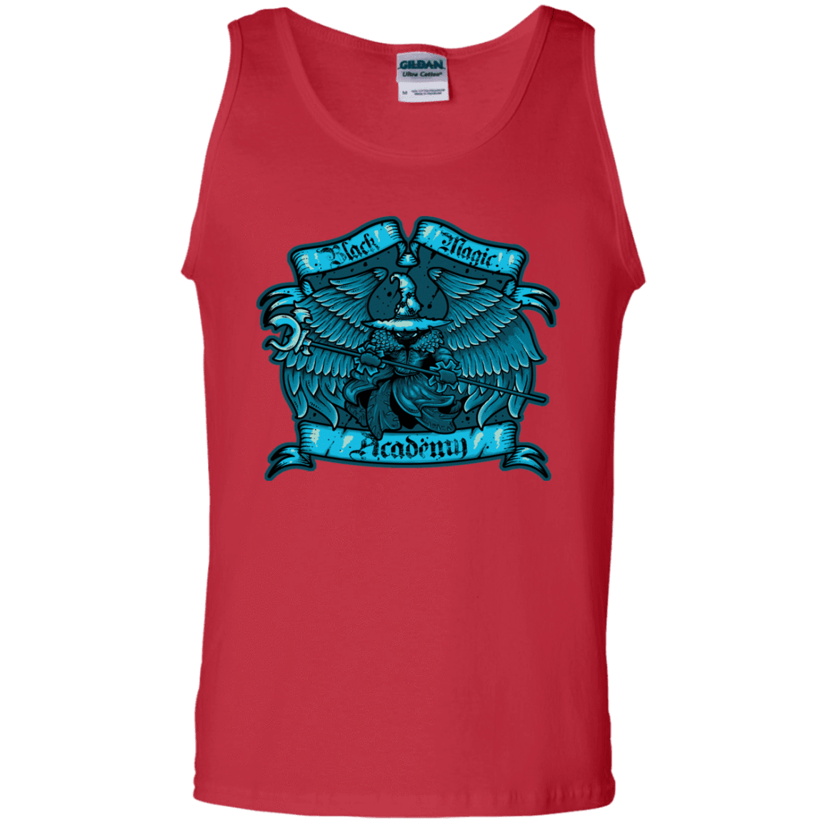 T-Shirts Red / S Black Magic Academy Men's Tank Top