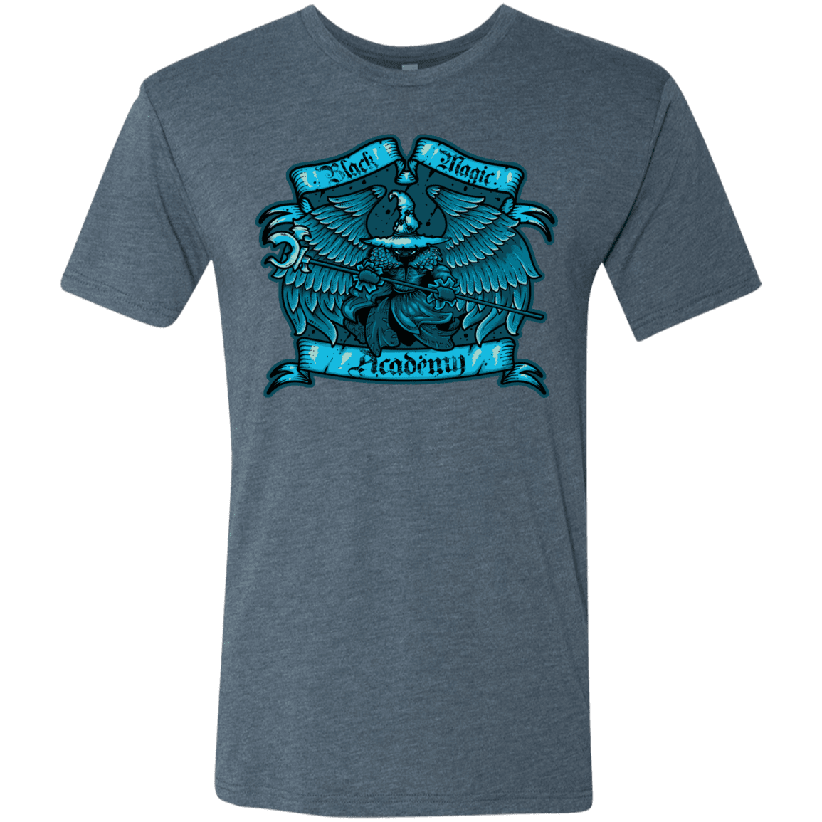 T-Shirts Indigo / S Black Magic Academy Men's Triblend T-Shirt