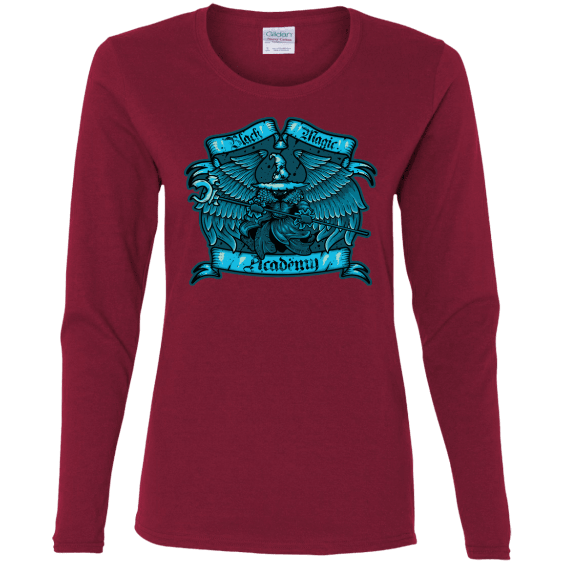 T-Shirts Cardinal / S Black Magic Academy Women's Long Sleeve T-Shirt