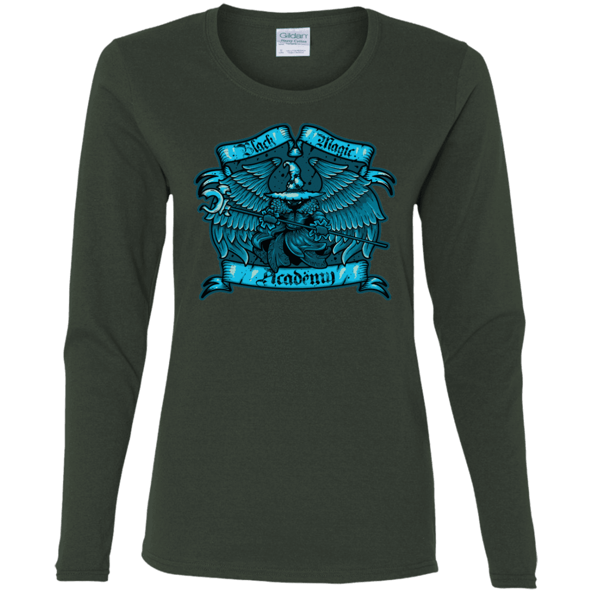 T-Shirts Forest / S Black Magic Academy Women's Long Sleeve T-Shirt