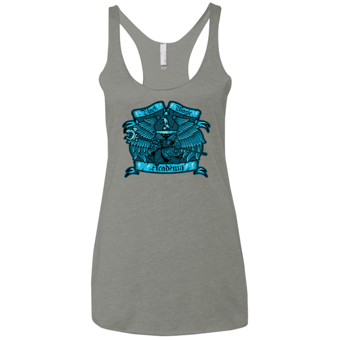 T-Shirts Venetian Grey / X-Small Black Magic Academy Women's Triblend Racerback Tank