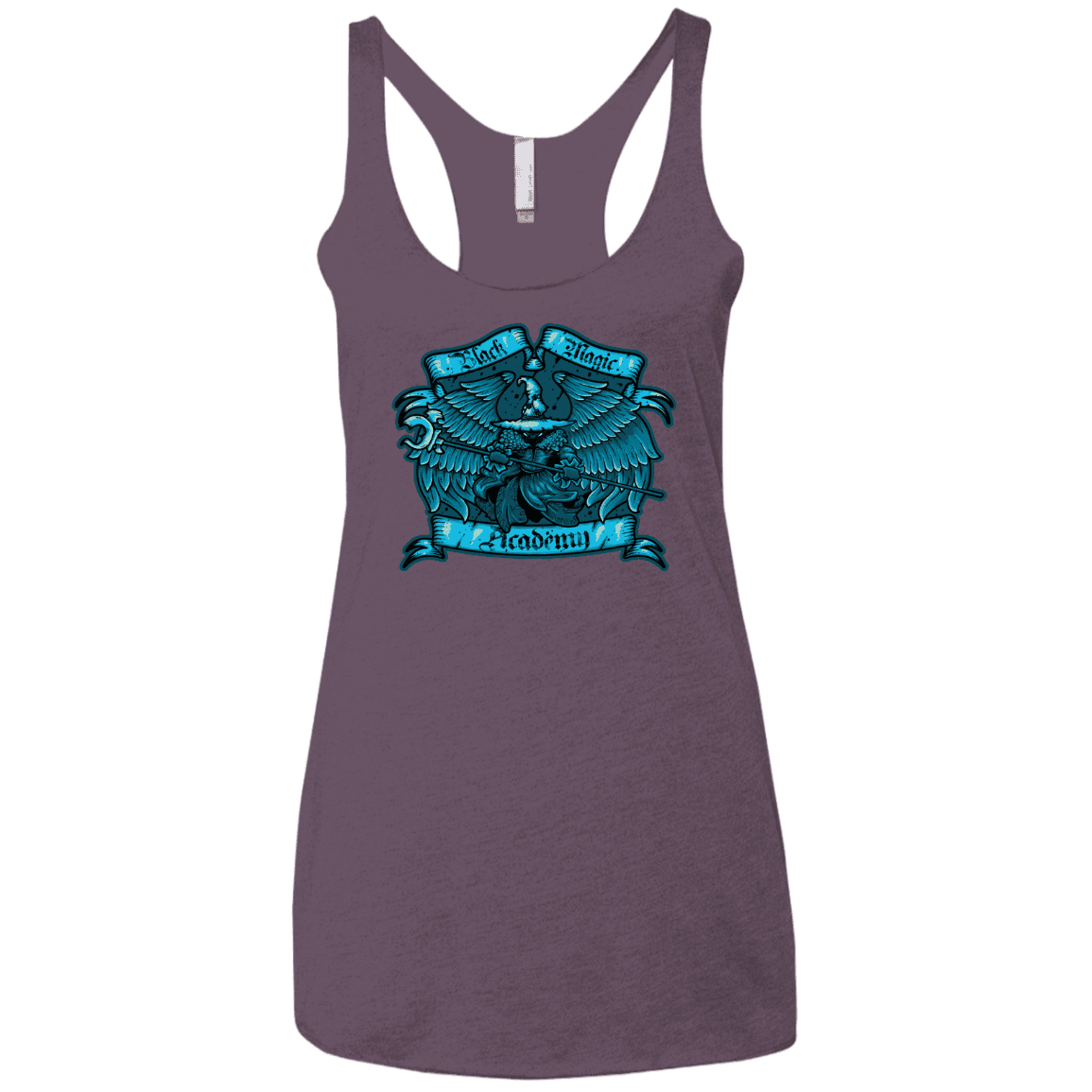 T-Shirts Vintage Purple / X-Small Black Magic Academy Women's Triblend Racerback Tank