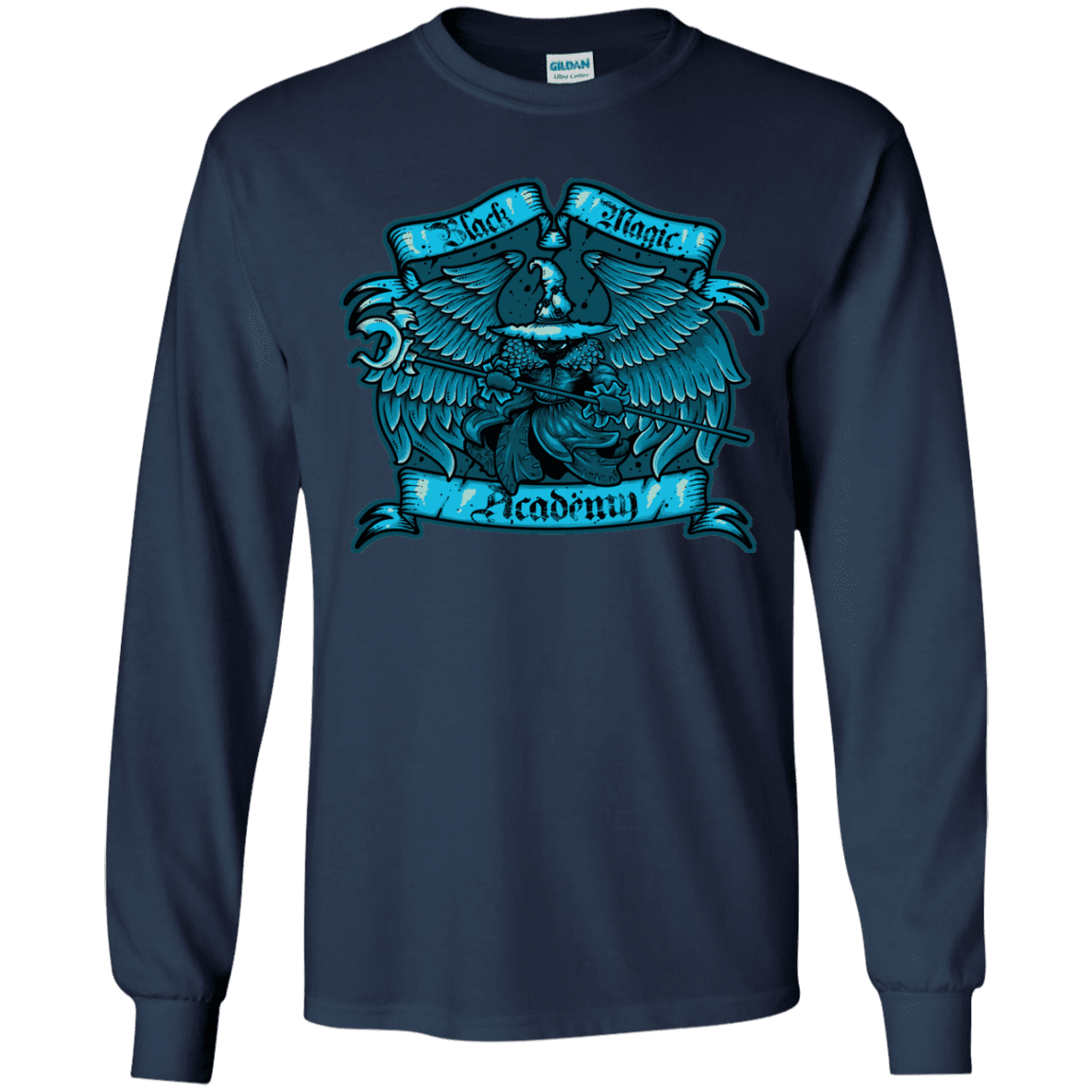 T-Shirts Navy / YS Black Magic Academy Youth Long Sleeve T-Shirt