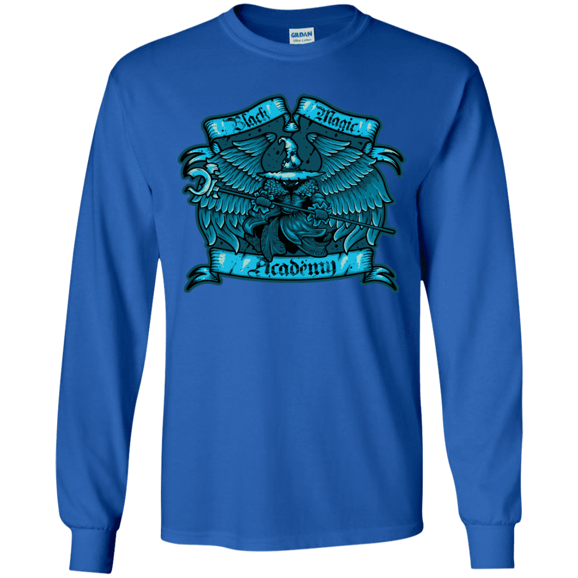 T-Shirts Royal / YS Black Magic Academy Youth Long Sleeve T-Shirt