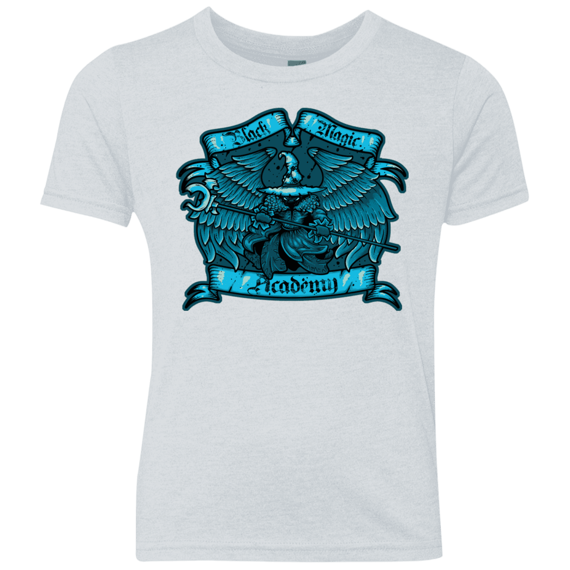 T-Shirts Heather White / YXS Black Magic Academy Youth Triblend T-Shirt