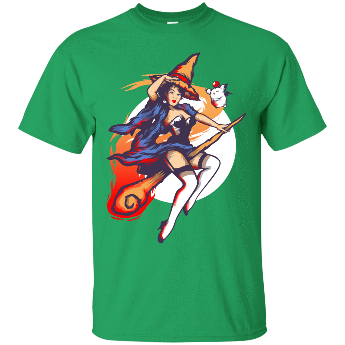 T-Shirts Irish Green / Small Black Magic Woman T-Shirt