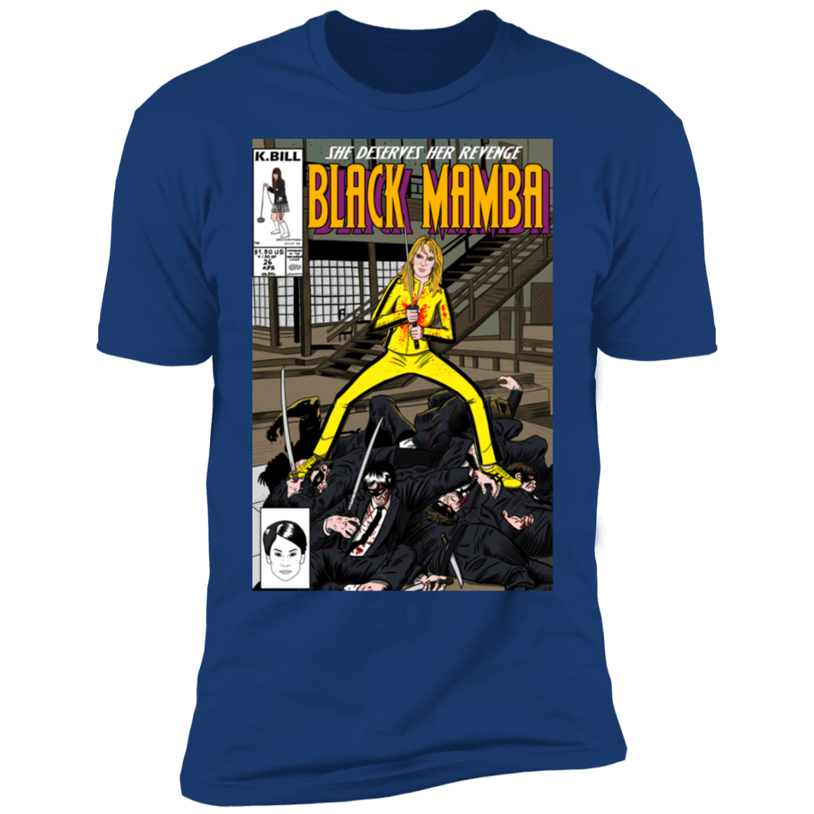 T-Shirts Royal / S Black Mamba Men's Premium T-Shirt