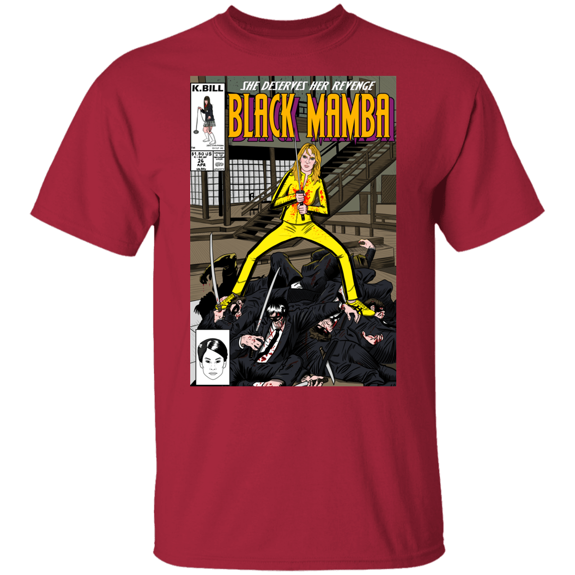 T-Shirts Cardinal / YXS Black Mamba Youth T-Shirt