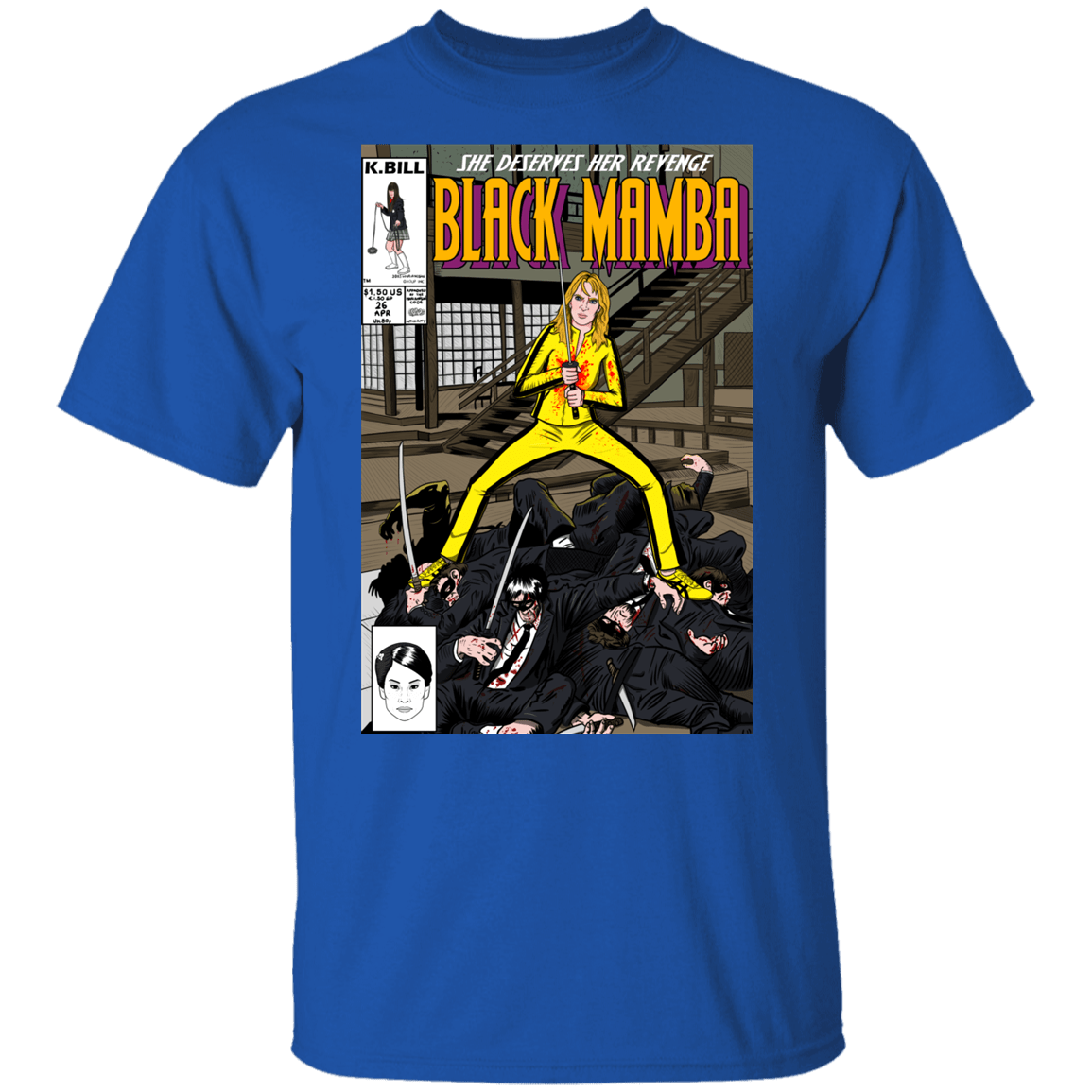 T-Shirts Royal / YXS Black Mamba Youth T-Shirt