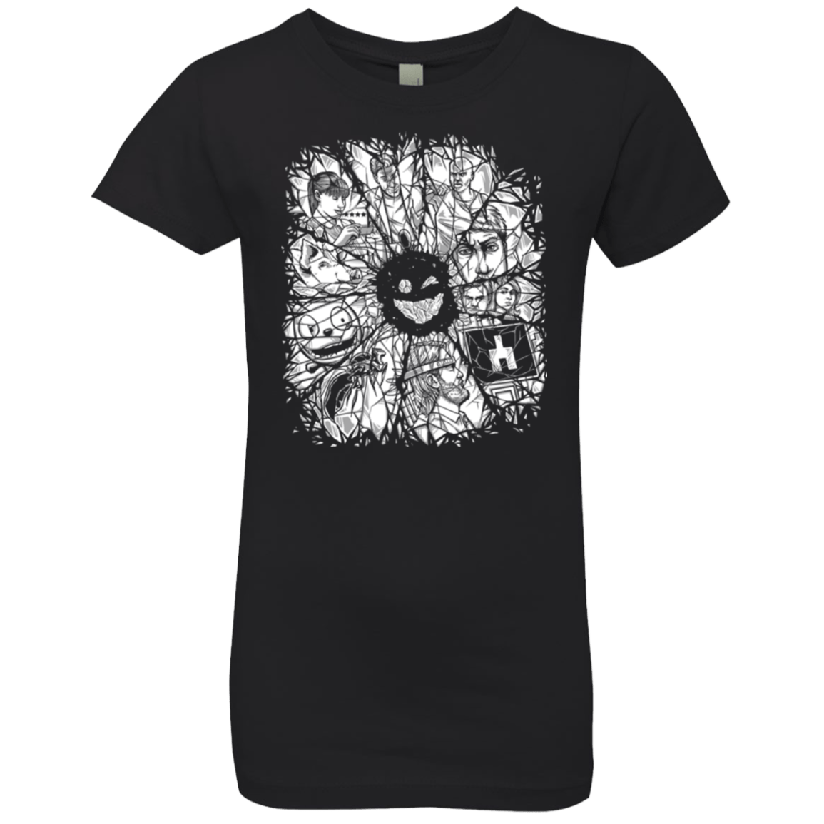 T-Shirts Black / YXS Black Mirror Girls Premium T-Shirt