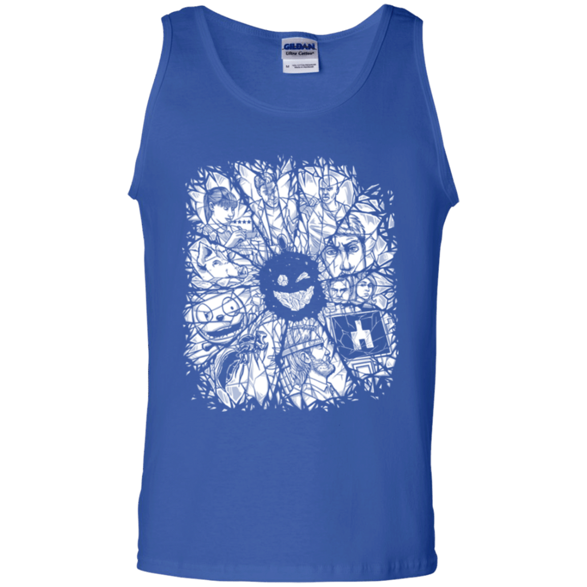 T-Shirts Royal / S Black Mirror Men's Tank Top