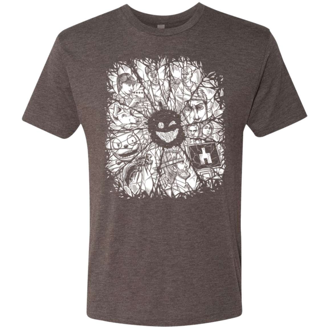 T-Shirts Macchiato / S Black Mirror Men's Triblend T-Shirt