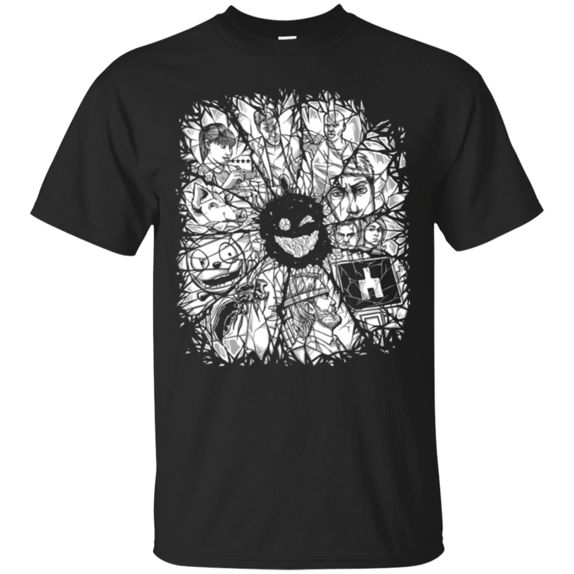 T-Shirts Black / S Black Mirror T-Shirt