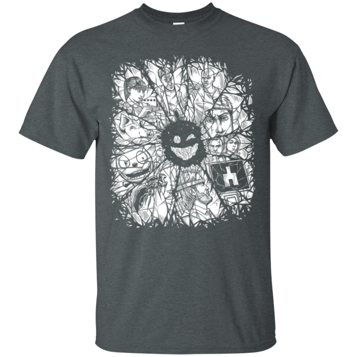 T-Shirts Dark Heather / S Black Mirror T-Shirt