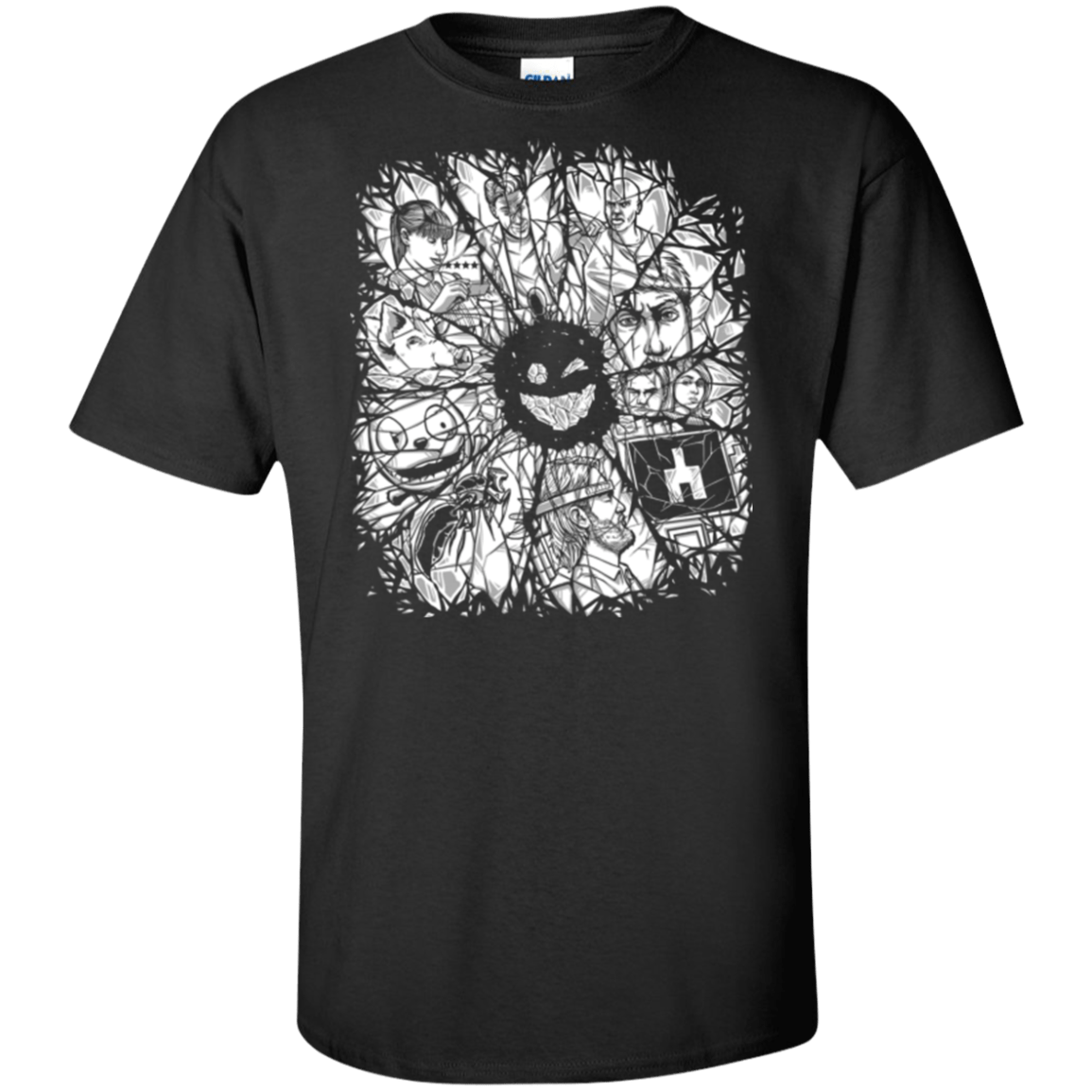 T-Shirts Black / XLT Black Mirror Tall T-Shirt