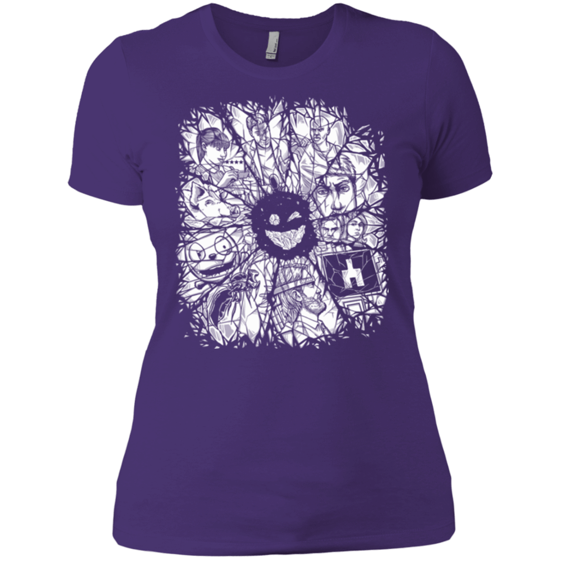 T-Shirts Purple Rush/ / X-Small Black Mirror Women's Premium T-Shirt