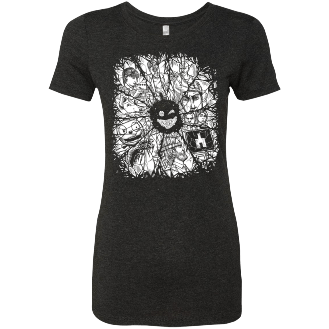 T-Shirts Vintage Black / S Black Mirror Women's Triblend T-Shirt